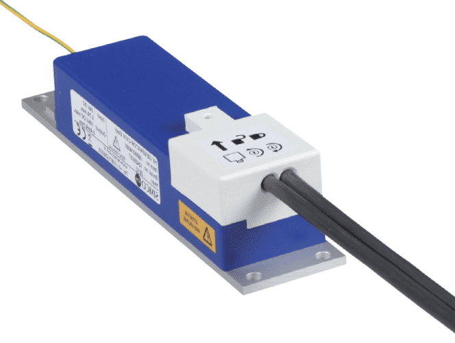 CMME: Compact charging generator for IML applications, with integrated components, requiring 24V DC power supply.