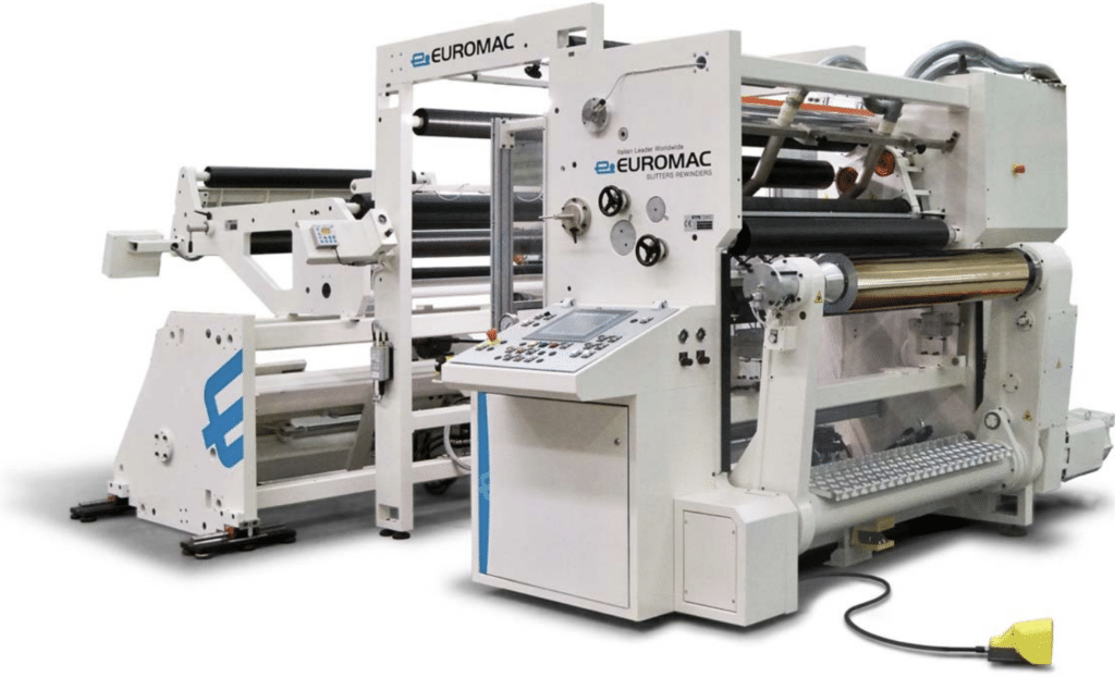 Rewinder CB-RB Series: Enhances flexible packaging with precision, efficiency, and automated tension control.