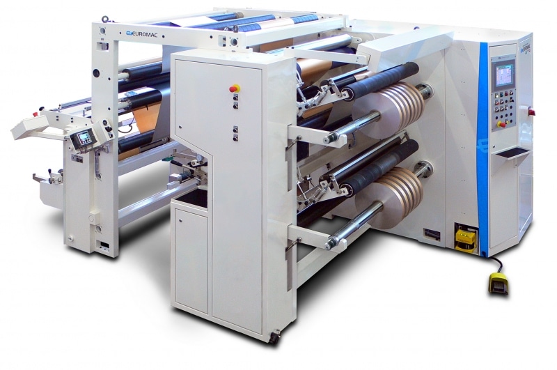 Slitting machines for a wide range of flexible packaging materials, various plastic films, and laminates.