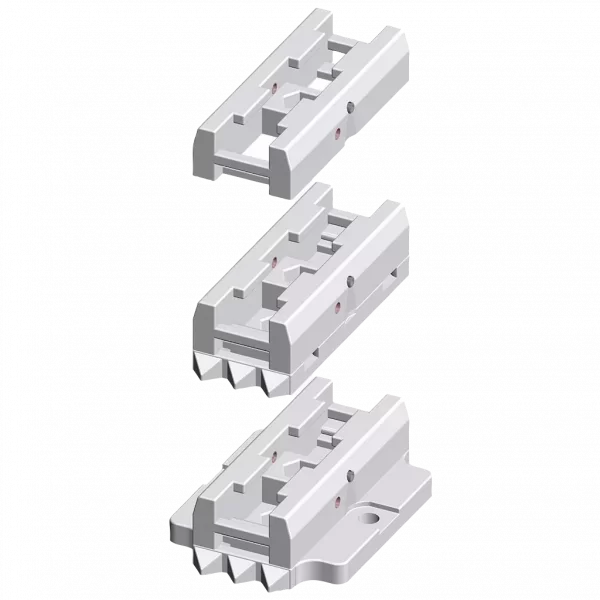 Universal mounting for ion bars. It makes it easy and time-saving during production.
